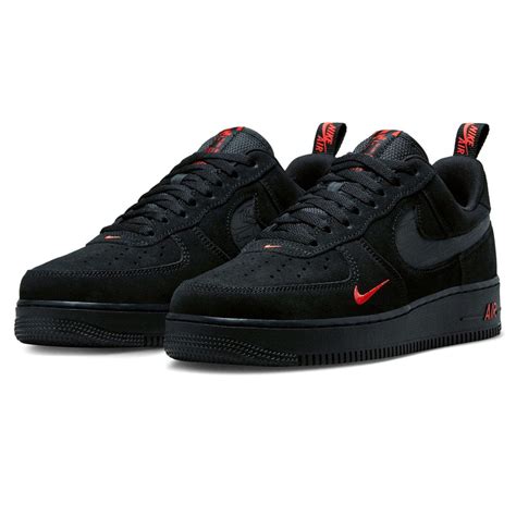 nike air force 1 schwarz rot herren|air force 1 sneaker kaufen.